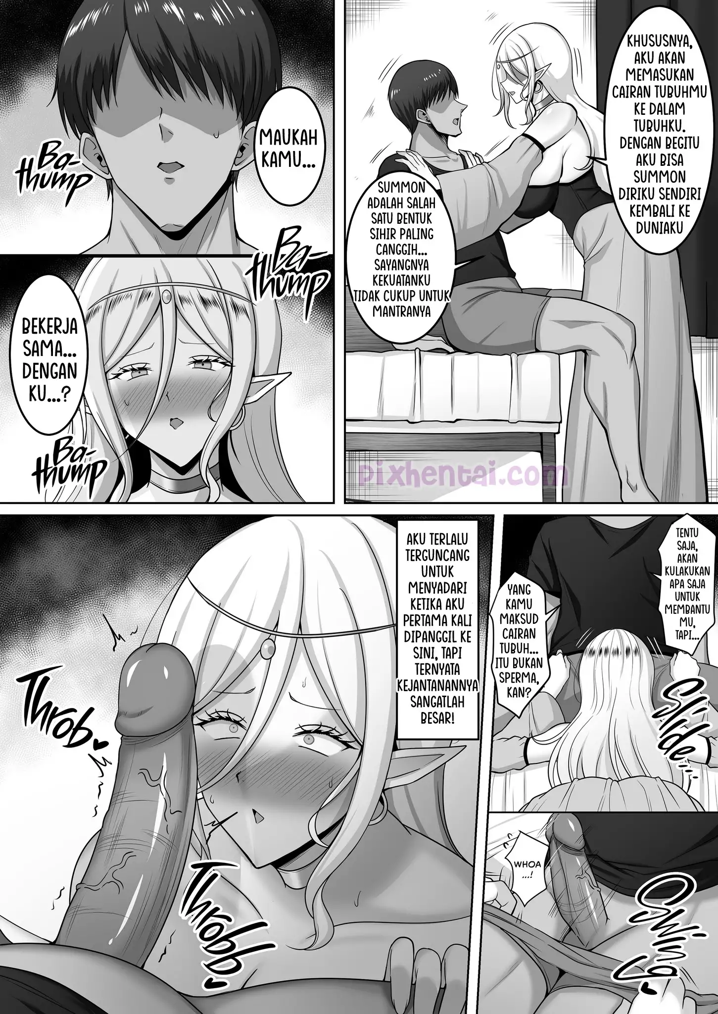Komik hentai xxx manga sex bokep I Accidentally Summoned an Elven Princess While Jacking Off 6